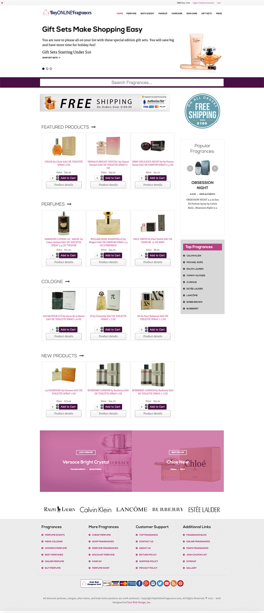 Buy Online Fragrances