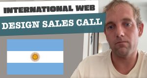 International Web Design Sales Call