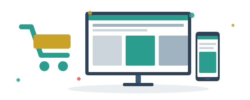 eCommerce Web Design services illustration