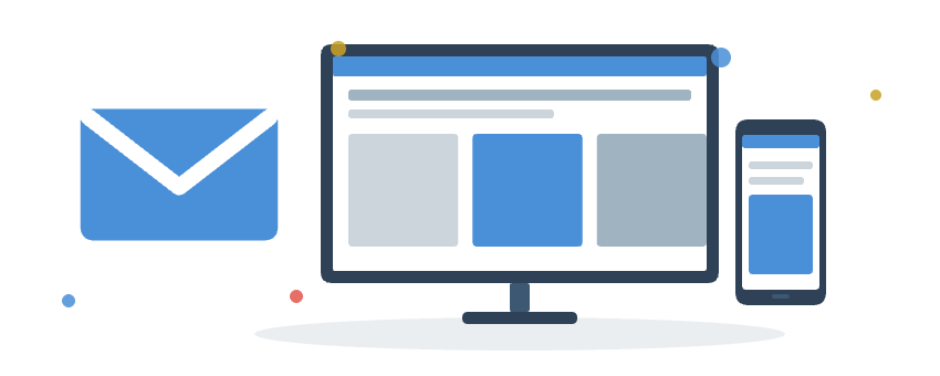Email Marketing services illustration