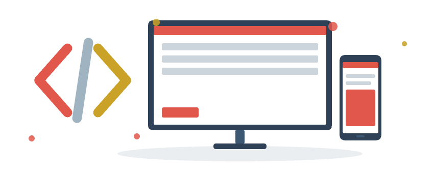 HTML services illustration