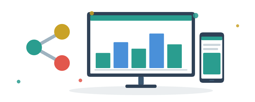 Social Media services illustration