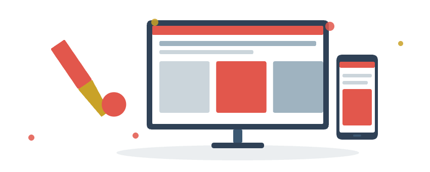 Website Redesign services illustration