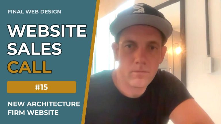Website Sales Call 15 - new architecture firm website - Final Web Design