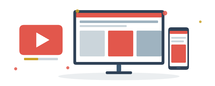 YouTube services illustration