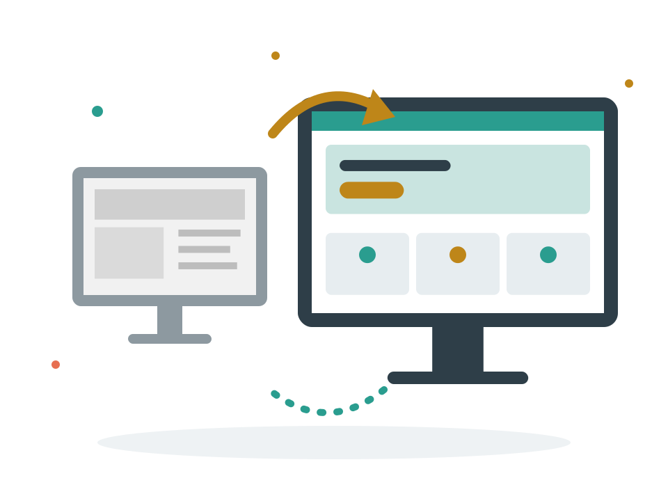 Website redesign and modernization icon
