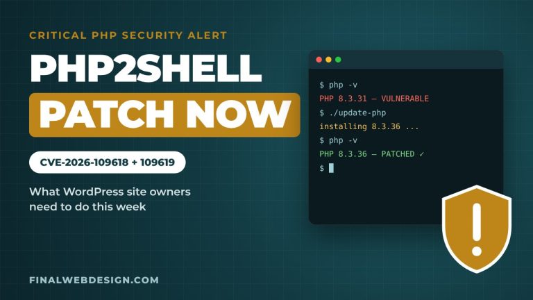 PHP2Shell critical PHP vulnerability alert: patch now, CVE-2026-109618 and CVE-2026-109619