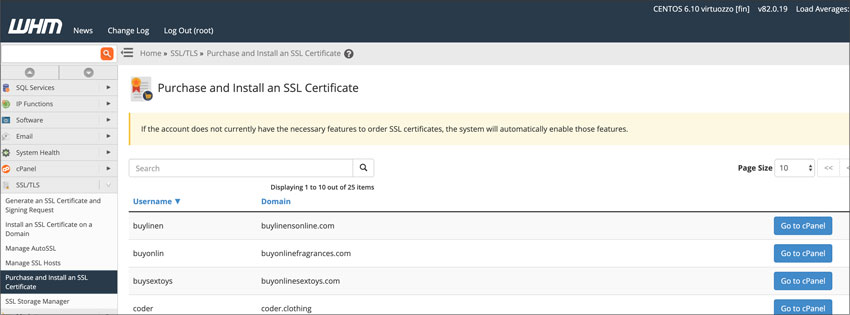 SSL Certificate Install